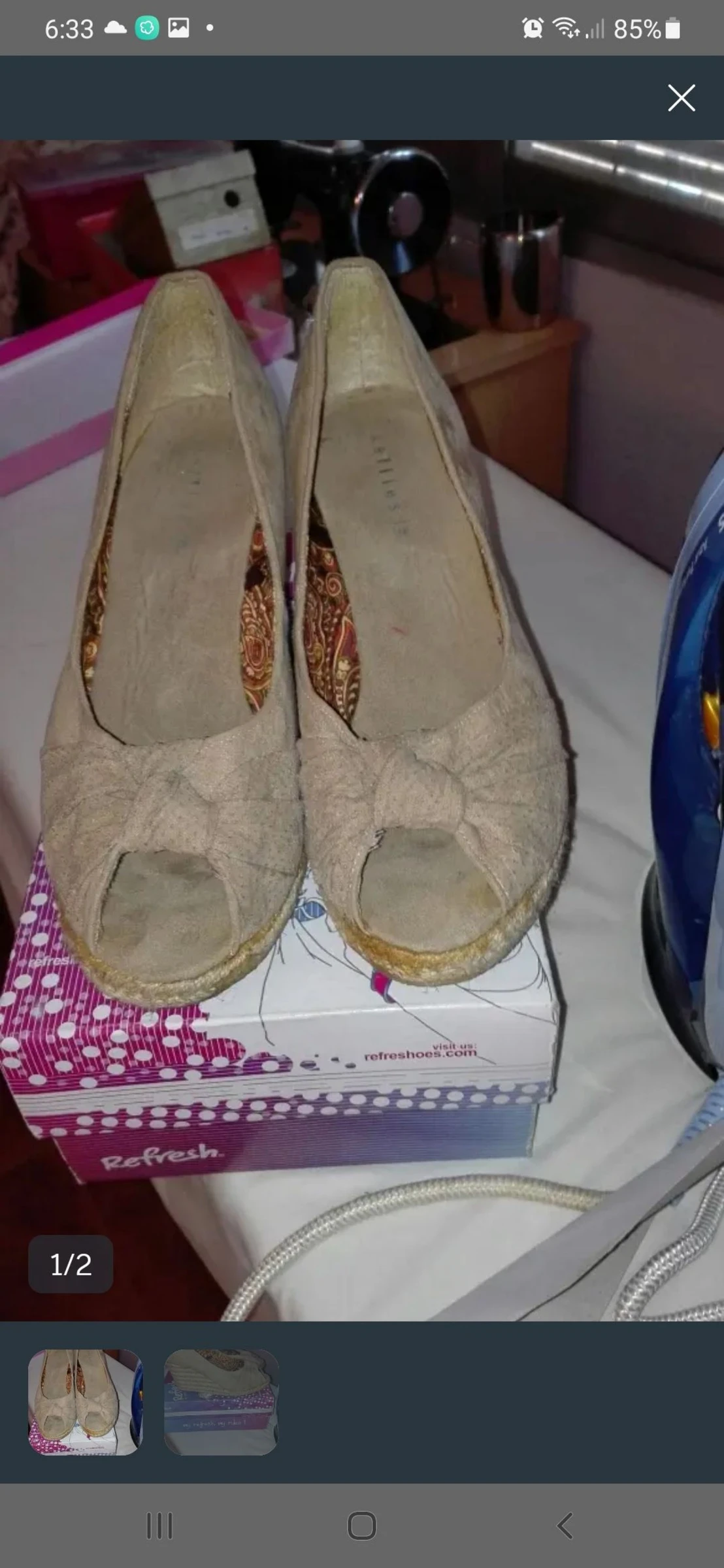 Cuñas de esparto talla 39